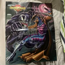 Marvel Gambit Vs Venom Overpower Card Game Poster - Image 1