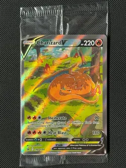 Pokemon Cards Charizard V SWSH260 261 262 SEALED SWSH Black Star Promo - Image 1