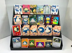 Pokemon Lot of Cards and Stickers All Snorlax #143 Snorlax Only Lot of 23 - Image 1