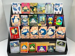 Pokemon Lot of Cards and Stickers All Snorlax #143 Snorlax Only Lot of 23 - Image 2