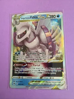 Pokemon TCG Astral Radiance Origin Forme Palkia VSTAR Card 040/189 Ultra Rare - Image 1