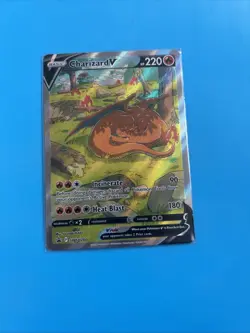 Charizard v SWSH260 Holo Promo Card Sword & Shield, Near Mint NM Condition - Image 1