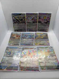 Prismatic Evolutions Surprise Box Stamped EX Promo Cards 9/9 Complete Set - 2 - Image 1