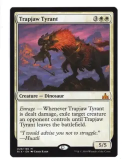 Trapjaw Tyrant Rivals of Ixalan Near Mint, English - MTG - Image 1