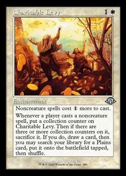 4x Charitable Levy -- Retro Frame NM-Mint, English Modern Horizons 3 MTG Magic - Image 1