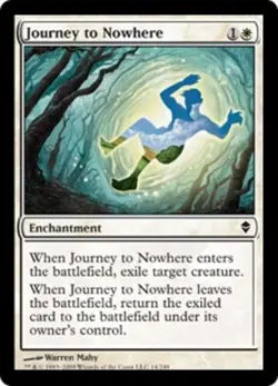 4x Journey to Nowhere NM-Mint, French Zendikar MTG Magic - Image 1