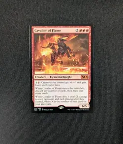 MTG Cavalier of Flame Core Set 2020 125/280 Regular Mythic - Image 1
