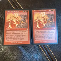 2x Wake of Destruction Urza's Destiny PLD Red Rare MAGIC GATHERING CARD ABUGames - Image 1