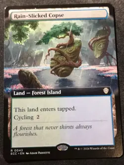 Rain-Slicked Copse - Extended Art - ECC - MTG - EN - NM - 0043 - Image 1