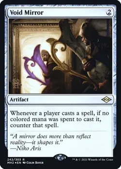 2x Void Mirror - Foil Prerelease Promo MH2 LP MTG - Image 1