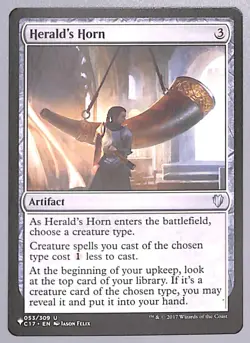 Herald's Horn - 53 - Commander 2017 (C17) The List Reprints (LIST) MTG - Image 1