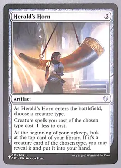 Herald's Horn - 53 - Commander 2017 (C17) The List Reprints (LIST) MTG - Image 3