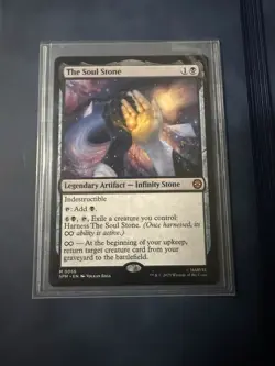 MTG The Soul Stone Marvel's Spider-Man Legendary Artifact Mythic Black EN - Image 1