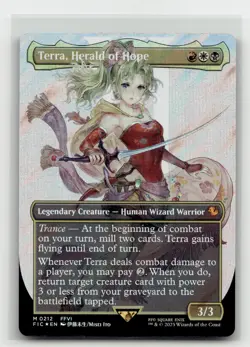 Terra, Herald of Hope (Borderless) (Surge Foil) 212 M Commander: FINAL FANTASY - Image 1