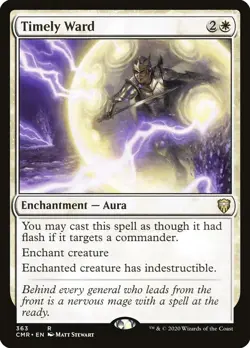 MTG - Timely Ward - Commander Legends - X1 - (NM) - - Image 1