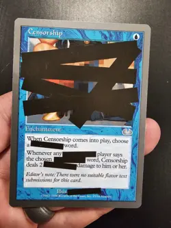 Magic The Gathering Unglued Censorship #15/94 MTG TCG CCG - Image 1