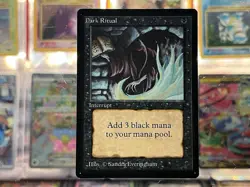 Dark Ritual Beta MTG Magic the Gathering NM Near Mint - Image 2