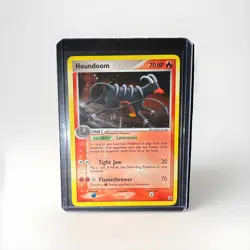 Houndoom 7/115 Unseen Forces Cosmos Holo Rare Pokemon TCG Card LP - Image 1