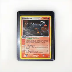 Houndoom 7/115 Unseen Forces Cosmos Holo Rare Pokemon TCG Card LP - Image 3