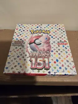 Pokemon 151 Booster Box Japanese Sealed With Shrink Wrap - Image 1