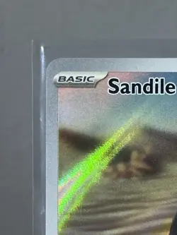 Pokemon TCG Sandile Illustration Rare Card 216/198 Scarlet & Violet Base Set NM - Image 2