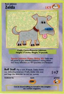 1999 Vintage Pokemon TCG Parody Cards from Nickelodeon - Jokemon - Image 2