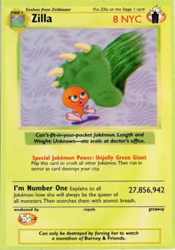 1999 Vintage Pokemon TCG Parody Cards from Nickelodeon - Jokemon - Image 4