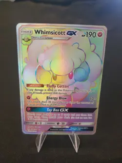Pokemon TCG Unbroken Bonds - 226/214 Whimsicott GX Secret Rare Rainbow - Image 1