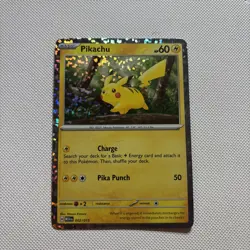 PIKACHU - McDonald's Promo 002/015 M24 EN 2024 Happy Meal Holo Foil Pokemon 2025 - Image 1