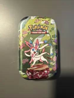 Pokemon TCG Prismatic Evolutions Sylveon Mini Tin New Sealed - Image 1