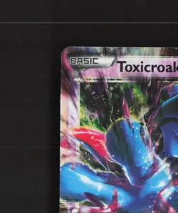Toxicroak EX 41/106 Flashfire Ultra Rare Holo Pokemon Card LP - Image 3