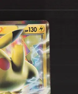 Pikachu EX XY174 XY Black Star Promo Holo Pokemon Card LP - Image 4
