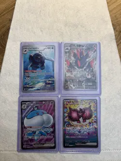 Pokemon EX Holo Carracosta, Gigalith, Jellicent, Mimikyu Card Lot (4) - Image 1