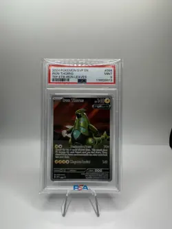 Pokemon Iron Thorns Black Star Promo 098 Temporal Forces PSA 9 - Image 1