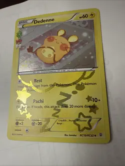 HOLO Dedenne RC10/RC32 NM - Generations Radiant Collection Pokemon Card Kanahei - Image 2