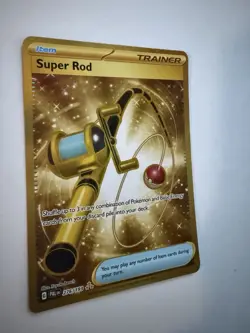 Pokemon Super Rod 276/193 | Gold Secret Rare | SV02 Paldea Evolved | NM - Image 2