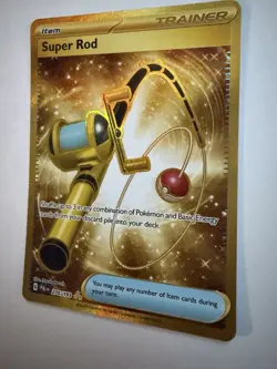 Pokemon Super Rod 276/193 | Gold Secret Rare | SV02 Paldea Evolved | NM - Image 3