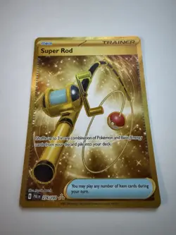 Pokemon Super Rod 276/193 | Gold Secret Rare | SV02 Paldea Evolved | NM - Image 5