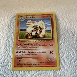 POKEMON BASE SET CARD 23/102 Arcanine - Image 1