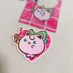 Pokemon Pokegenic Jigglypuff Shibuya Transparent Clear Card and sticker Japanese - Image 1