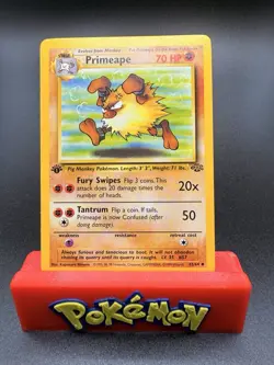 Primeape 43/64 Pokemon Jungle 1st Edition NM/MINT 1999 - Image 1