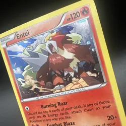 Entei Holo Rare Ancient Origins Pokemon TCG Card 14/98 - Free Shipping - Image 2