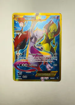 2015 Pokemon XY BREAKthrough Mewtwo EX 163/162 Secret Full Art - Image 1