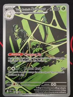 Pokemon TCG: Team Rocket's Spidops 187/182 IR Scarlet & Violet: Destined Rivals - Image 1