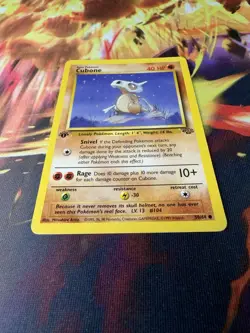 Cubone 50/64 LP-NM 1st Edition Jungle 1999 Pokemon TCG - Image 2