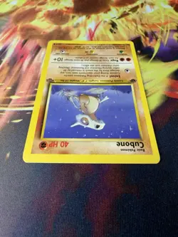 Cubone 50/64 LP-NM 1st Edition Jungle 1999 Pokemon TCG - Image 3
