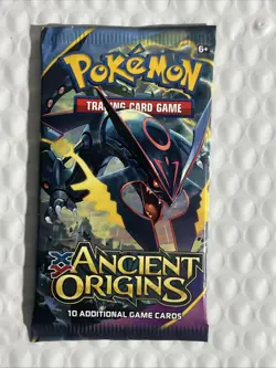 Pokemon TCG XY Ancient Origins Factory Sealed Booster Pack Rayquaza Art - Image 2