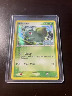 Pokemon Bulbasaur 46/100 STAMPED Reverse Holo EX Crystal Guardians - Image 1