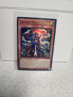 YuGiOh Radiant Typhoon Swen (DOOD-EN014) 1st Edition *Ultra Rare* - Image 2