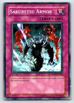 Yu-Gi-Oh! TCG Sakuretsu Armor SD10-EN033 1st Edition - Image 1